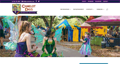 Desktop Screenshot of camelotdays.com